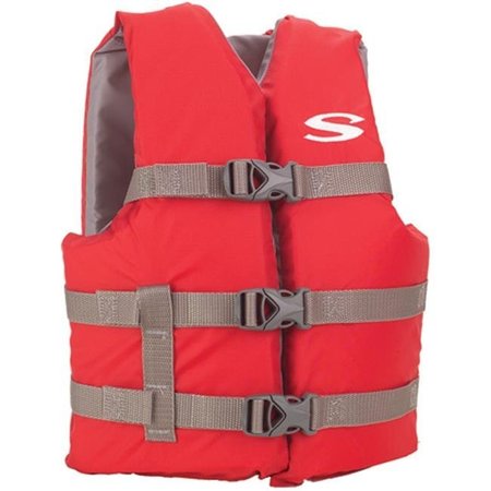 STEARNS Stearns 354749 Adult Classic Life Vest - Universal Red 354749